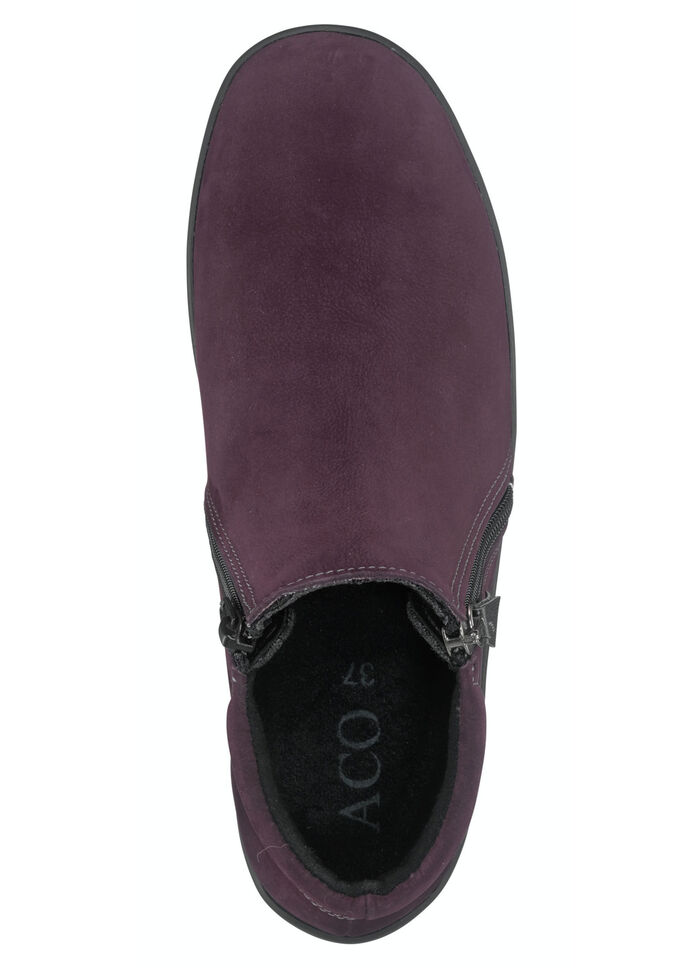 ELENA EDEN Bootie aus Nubukleder BORDEAUX