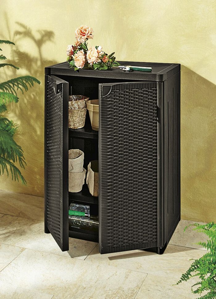 Ger&auml;teschrank aus Kunststoff ANTHRAZIT