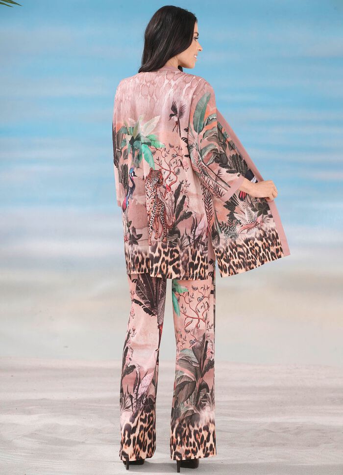 Laurina Hose mit farbbrillantem Druckdessin 