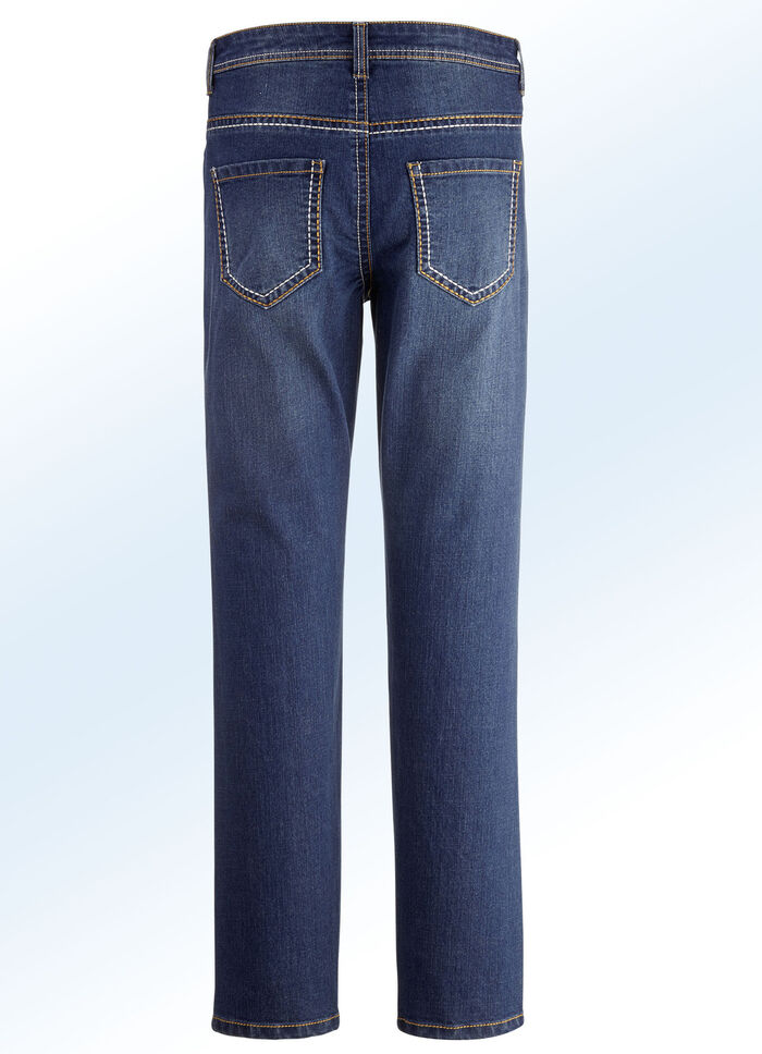 Jeans in 2 Farben DUNKELBLAU