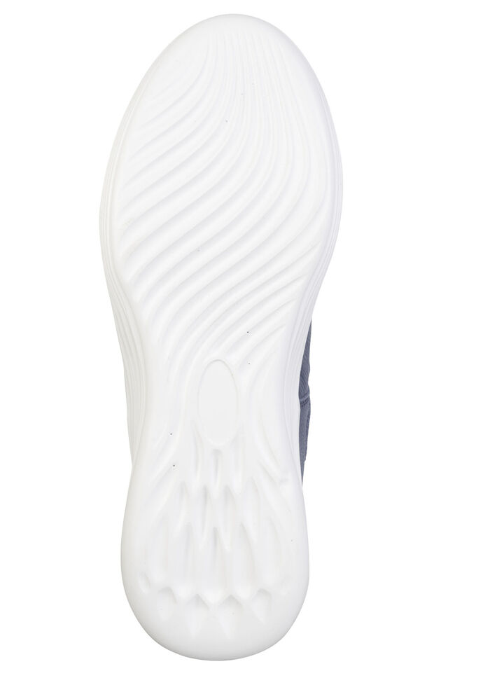 ELENA EDEN, bequeme Damen-Spangenschuhe, Weite H, mit herausnehmbarem Fu&szlig;bett JEANS