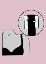 Miss Perfect 1 Paar Tr&auml;gerpolster 