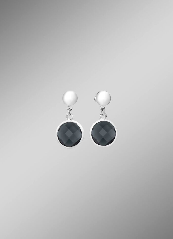 Schmuckset, 3-teilig, mit Kristallsteinen 