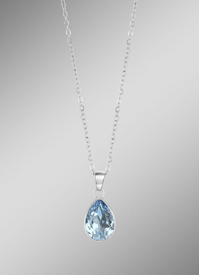 Anhänger mit Swarovski®-Kristall und Ankerkette 