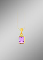 Schicker Anhänger mit echt Amethyst 