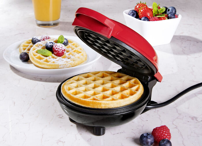Mini-Waffeleisen mit Antihaftbeschichtung 