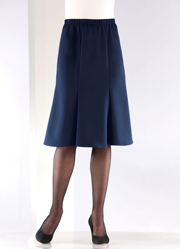 Leicht ausgestellter 6-Bahnenrock MARINE