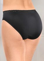 Viererpack Slips mit Elastikspitzenbund 