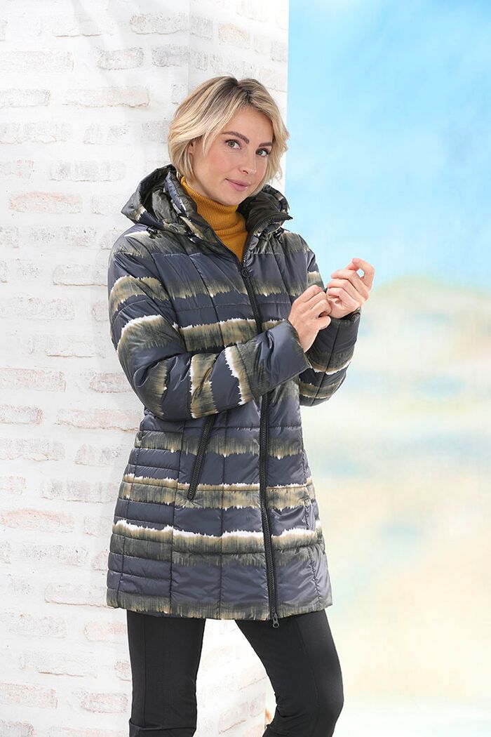 Longjacke mit Fantasiedessin 