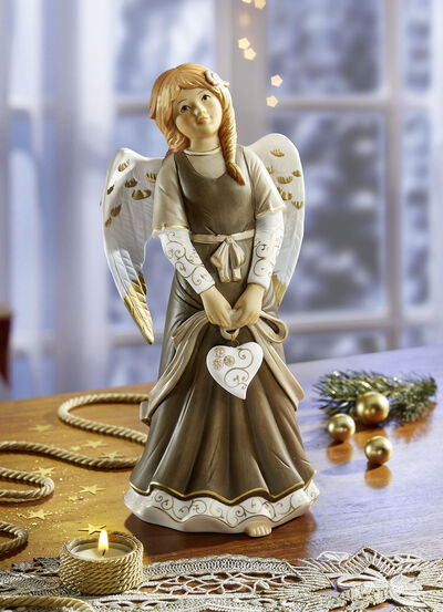 Schutzengel Gloria aus Biskuitporzellan 