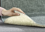 Wohnaccessoires aus 100% Baumwolle, Unterseite 100% Schurwolle BRAUN
