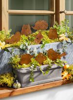 Dekostecker aus gerostetem Metall, 8er-Set 