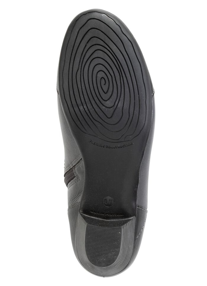 ELENA EDEN, elegante Damen-Stiefeletten, Weite G, mit herausnehmbarem Fu&szlig;bett ALTSILBER-SCHWARZ