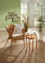 Teilmassiver Beistelltisch NATUR-HONIG