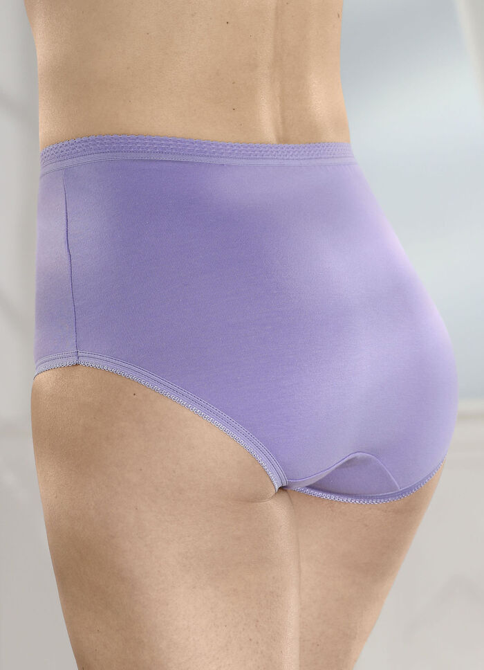 Fünferpack Slips mit elastischen Abschlüssen 