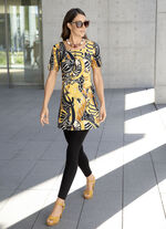 Tunika mit Faltenlegung