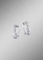 Funkelnde Clipstecker aus Wei&szlig;gold mit 114 Diamanten 