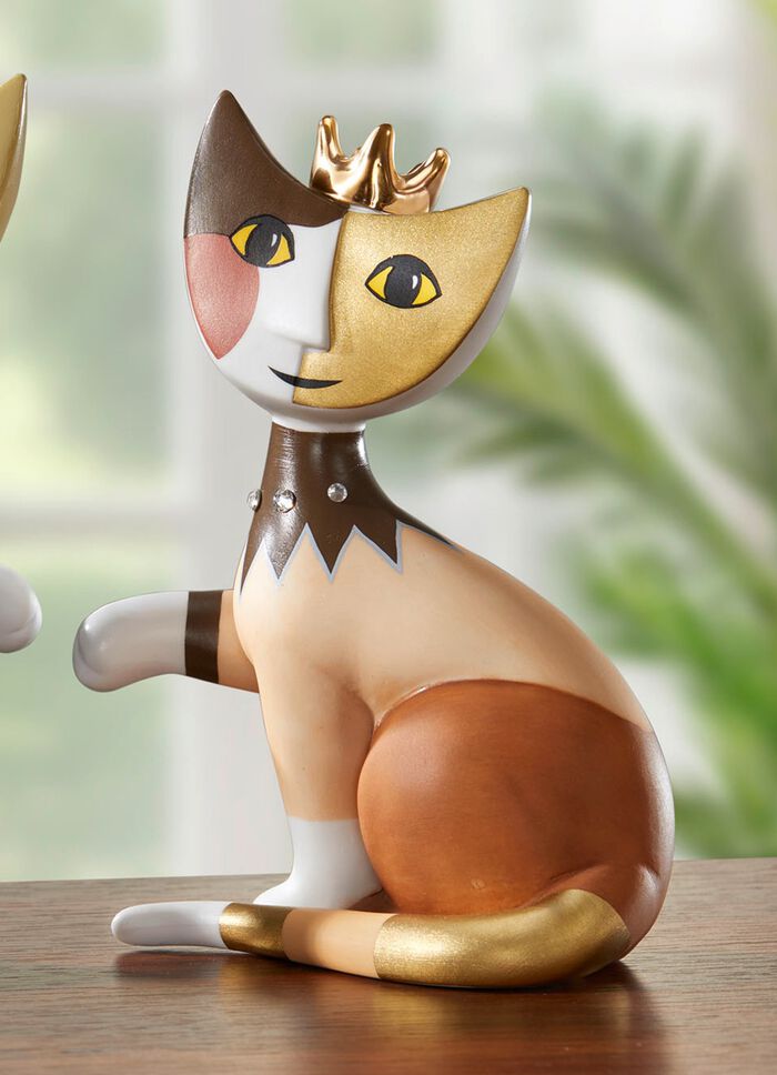 Katze mit Krone von Rosina Wachtmeister BUNT