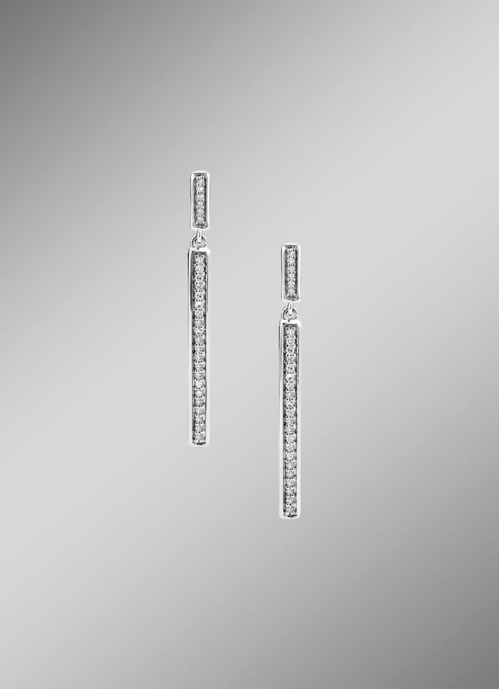 Schicke Ohrstecker mit 54 Diamanten 