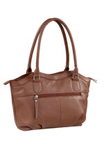 Laurina Tasche aus Vollrind-Nappaleder COGNAC