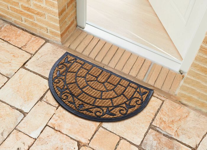 Fu&szlig;matte in Gusseisen-Optik 