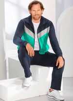 Freizeitanzug mit Seitentaschen MARINE-GRÜN