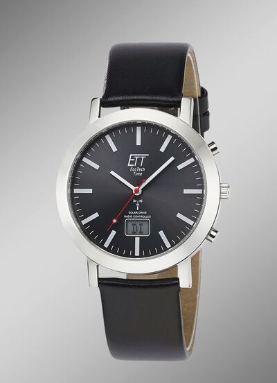 Funkgesteuerte Herrenuhr mit Solar-Antrieb 