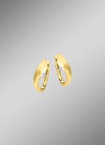 Geschmackvoller Klappcreolen in Bicolor 