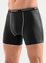 Dreierpack Pants mit Alloverdessin 