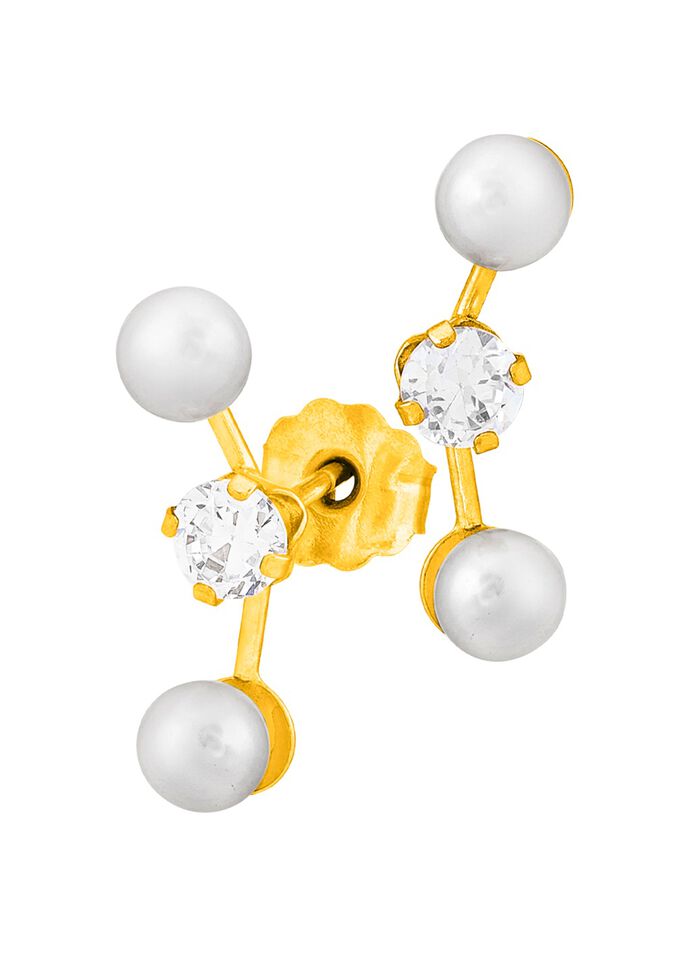 Reizende Ohrstecker mit S&uuml;&szlig;wasser-Zuchtperlen 