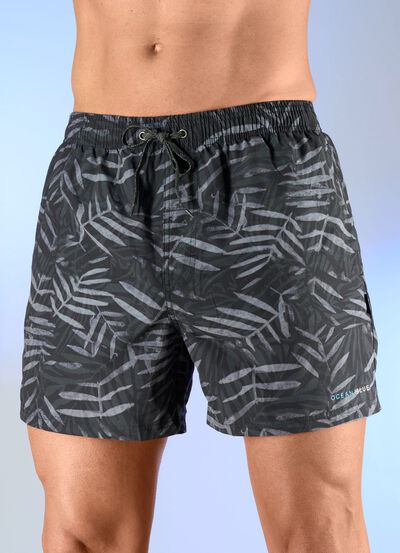 Badeshorts allover dessiniert, Microfaser 