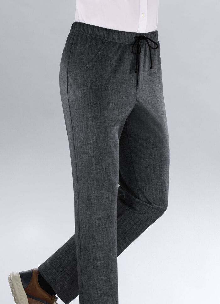 "Klaus Modelle"-Schlupfhose in 4 Farben ANTHRAZIT MELIERT