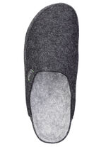Komfortable, Herren-Hausschuhe, aus Wollfilz ANTHRAZIT
