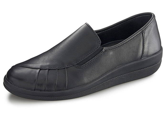 Slipper mit Wechselfußbett SCHWARZ