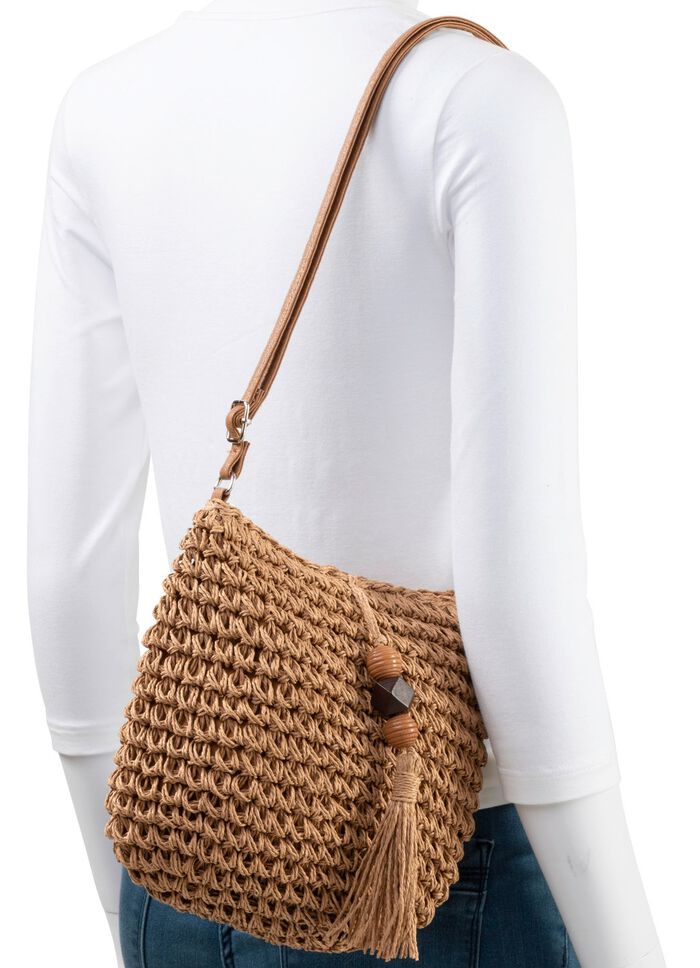 Sommerliche Tasche, Damen, mit verstellbarem Umh&auml;ngeriemen 