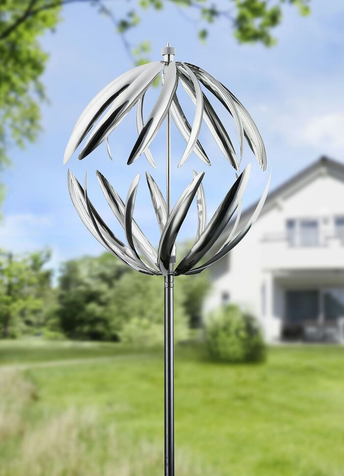 Windrad Polaris aus Edelstahl 