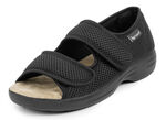 Klett-Sandale für Damen und Herren SCHWARZ
