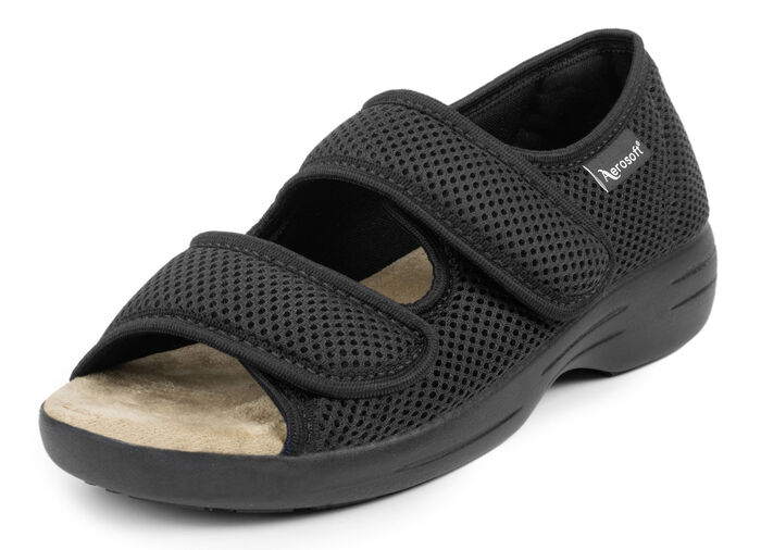 Klett-Sandale für Damen und Herren SCHWARZ