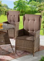 Gartenm&ouml;bel Riviera mit naturgrauen Kunststoffgeflecht 