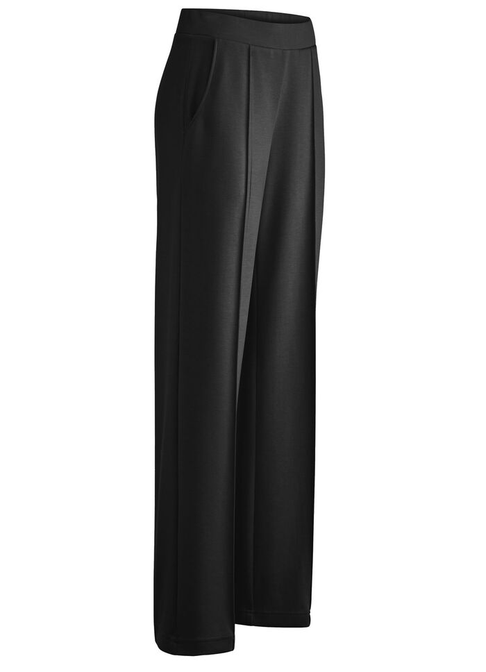 Hose in modischer Weite SCHWARZ
