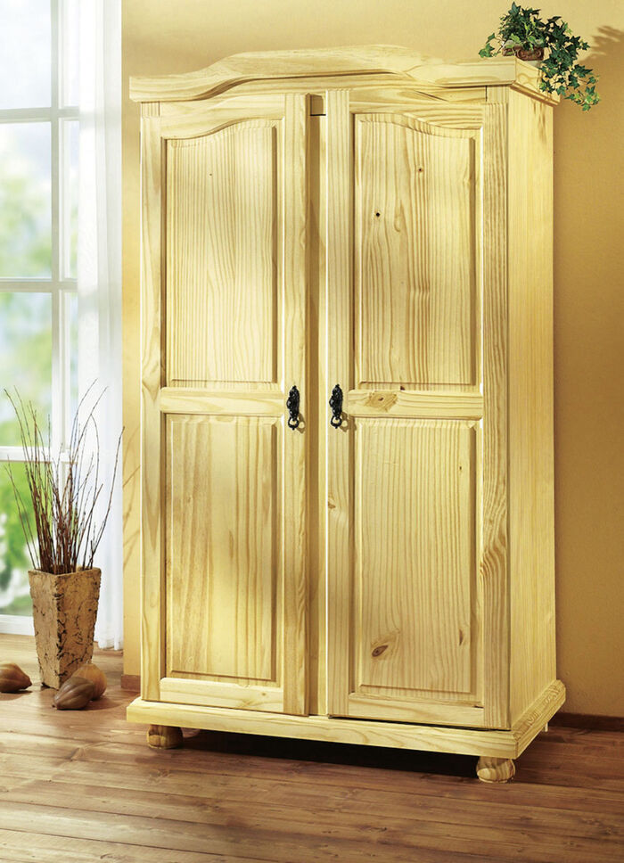 Kleiderschrank aus massiver Kiefer NATUR