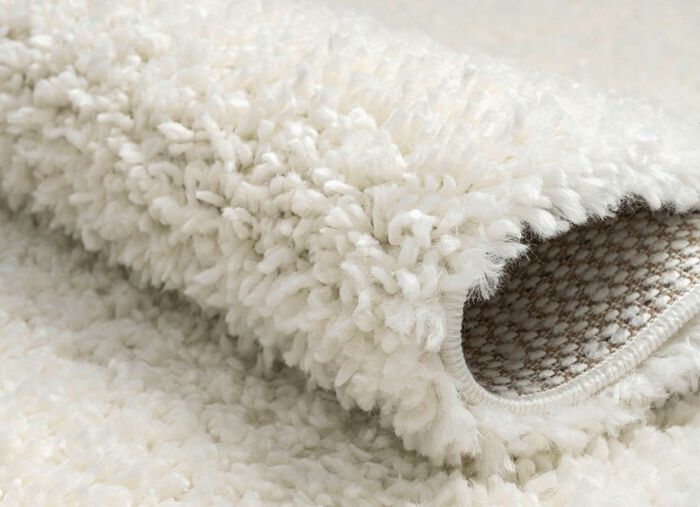 Traumhaft flauschige Brücken und Teppiche in Shaggy-Qualität CREME