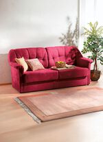 Verwandlungssofa mit hochwertiger Polsterung WEINROT