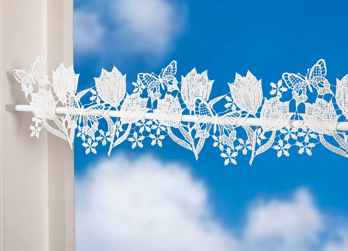 Hochwertige Stangendekoration mit Tulpen-Motiv 