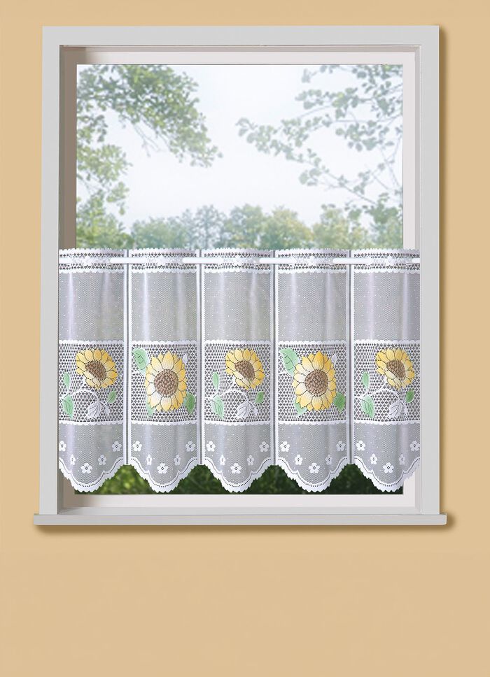 Handkolorierter Kurzstore mit gebogtem Abschluss 