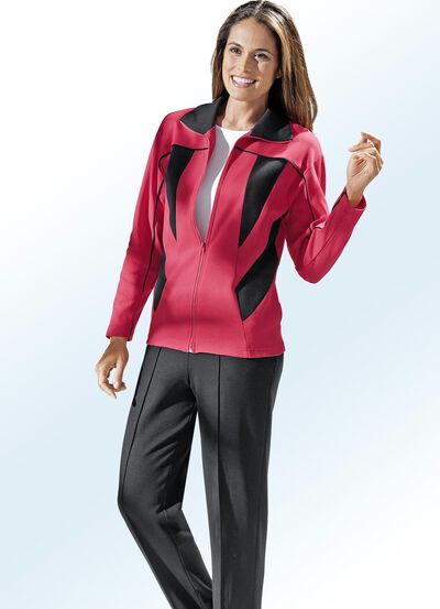 Freizeitanzug mit Kontrast-Verarbeitung 