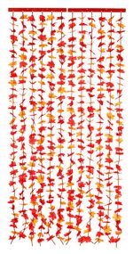 Dekorativer Bl&auml;ttervorhang f&uuml;r Balkon oder Terrasse 