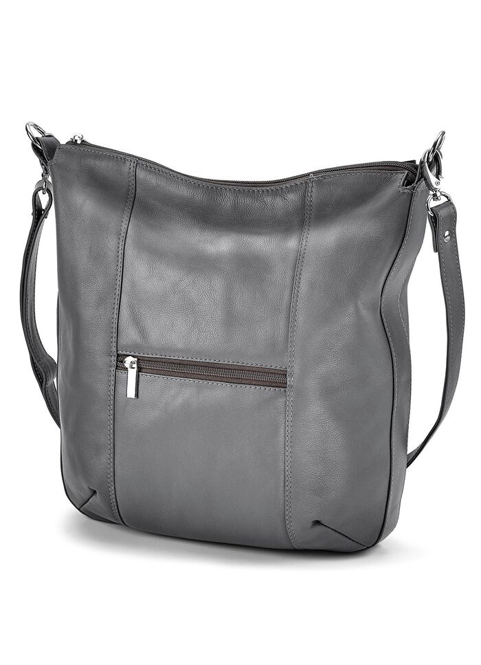 Laurina, Tasche, Damen, mit verstellbarem Umh&auml;ngeriemen GRAU