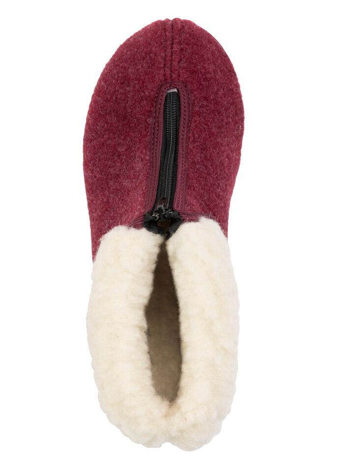 Haus-Stiefelette mit praktischem Front-Reißverschluss BORDEAUX