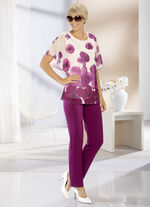 Shirt mit Chiffon-Überwurf 